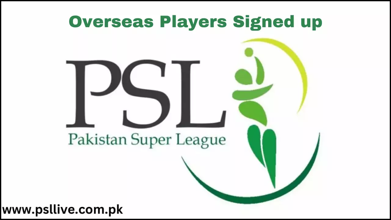 Overseas Players Signed up for HBL PSL Player Draft 2024 3 Overseas Players Signed up for HBL PSL Player Draft 2024
