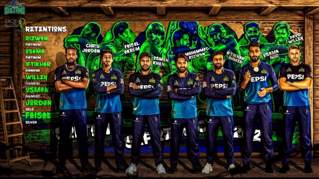 Player Trade and Retentions are announced for PSL 10 2025 3 Multan Sultans-Player Trade and Retentions are announced for PSL 10 2025