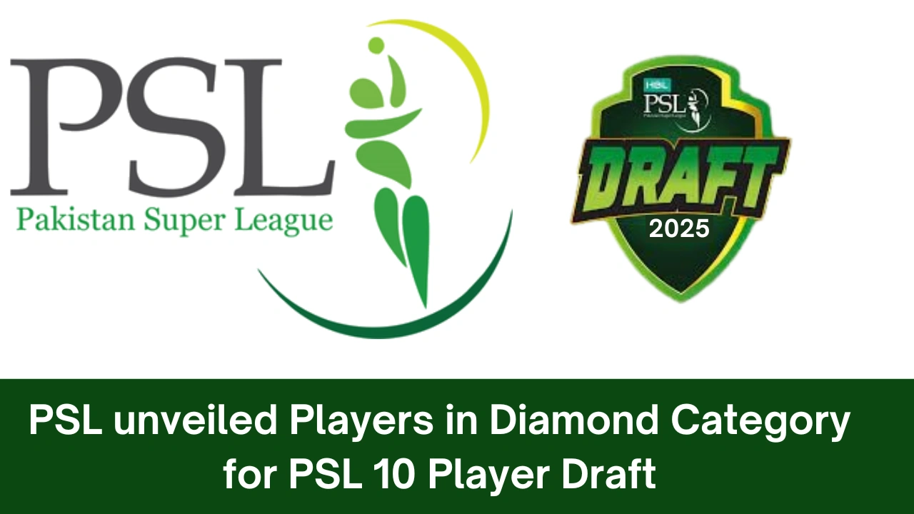 PSL unveiled Players in Diamond Category for PSL 10 Player Draft