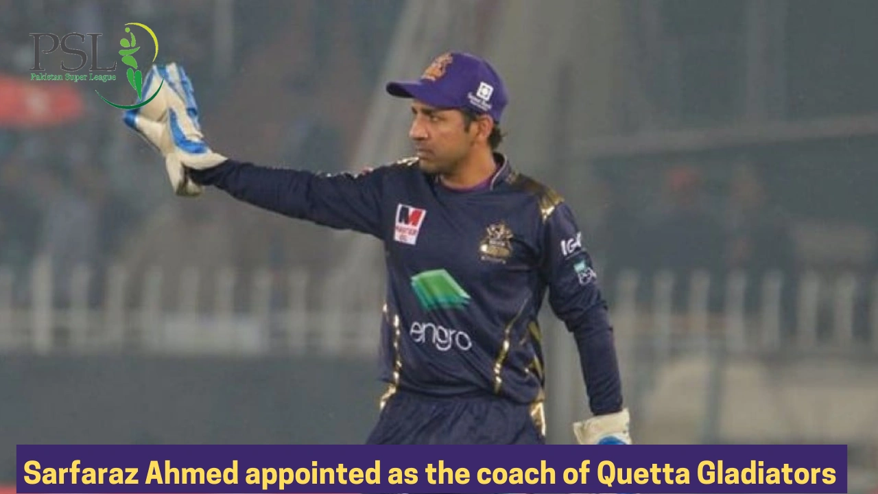 Sarfaraz Ahmed appointed as the coach of Quetta Gladiators