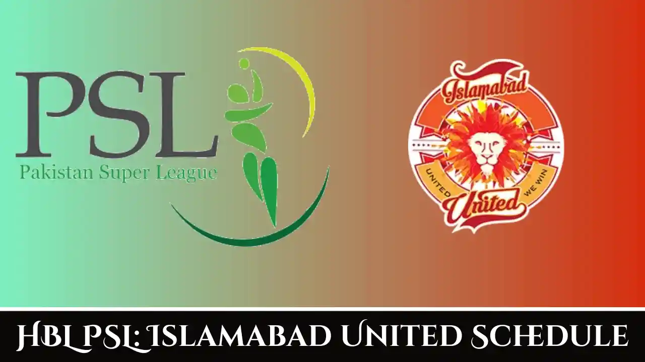Islamabad United Schedule